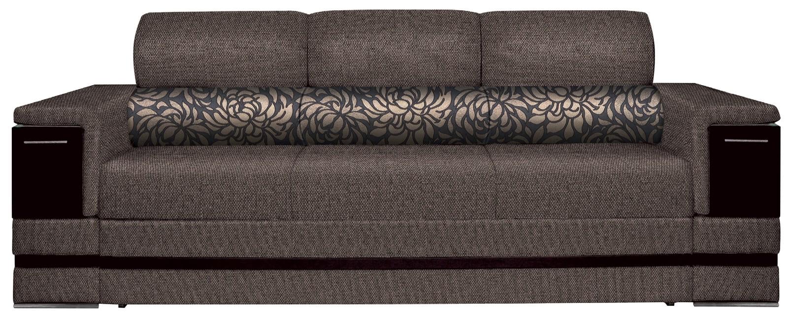 Диван раскладной с подлокотниками Modern Флоренция ортопедический трехместный Коричневый