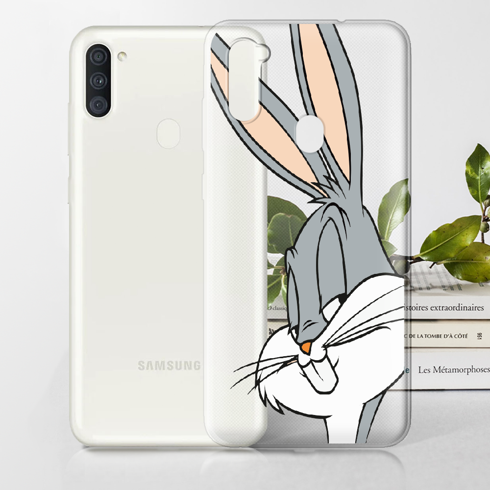 Чохол Boxface Samsung A115 Galaxy A11 Lucky Rabbit Прозорий силікон (39628-bk81-39628) - фото 2