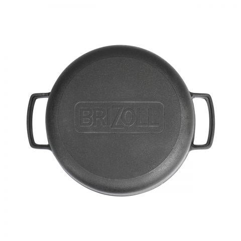 Чавунна каструля з кришкою-сковородою Brizoll Casserole 6 л (P-6L-2) - фото 4