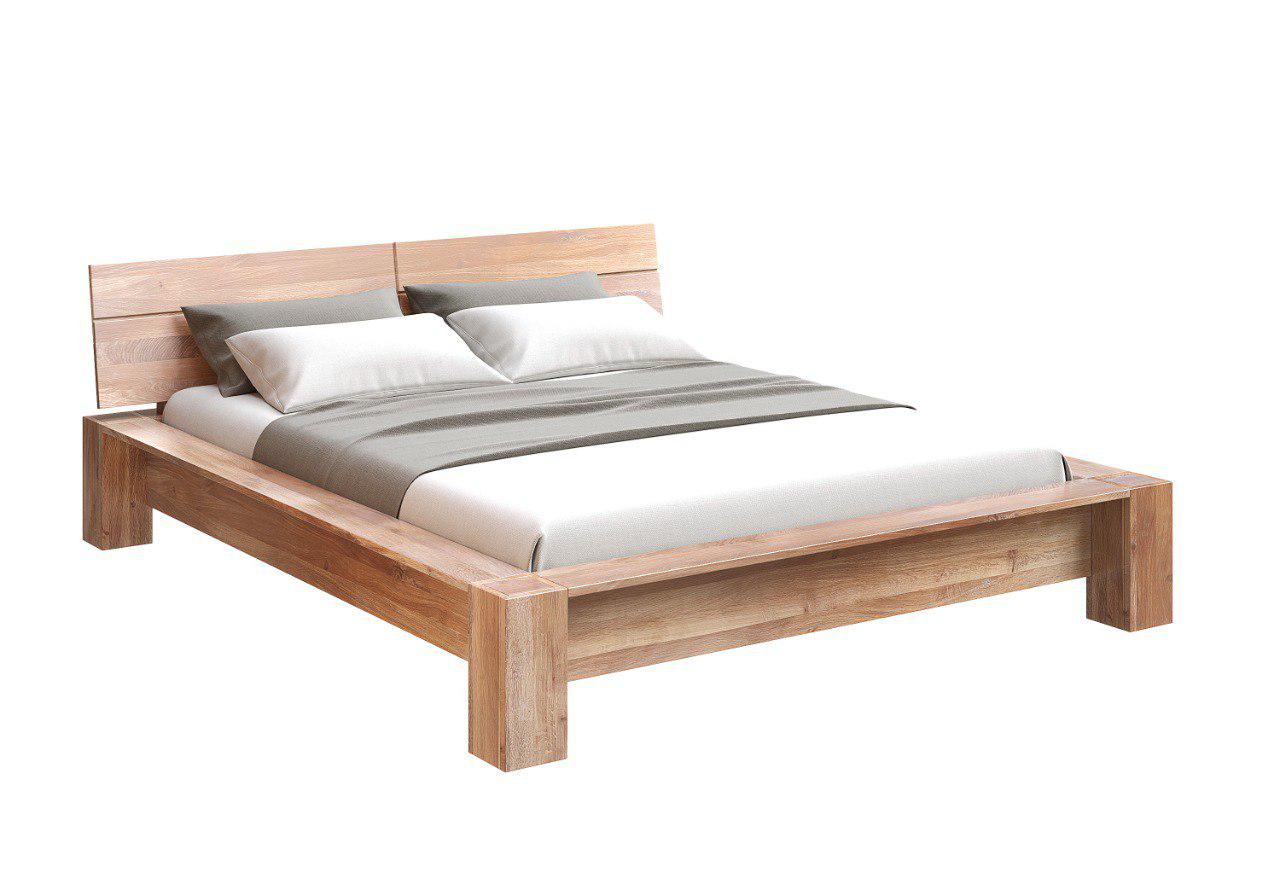 Ліжко двоспальне TOKABO Furniture Laguna масив дуба 160х200 см (LAGB160) - фото 1