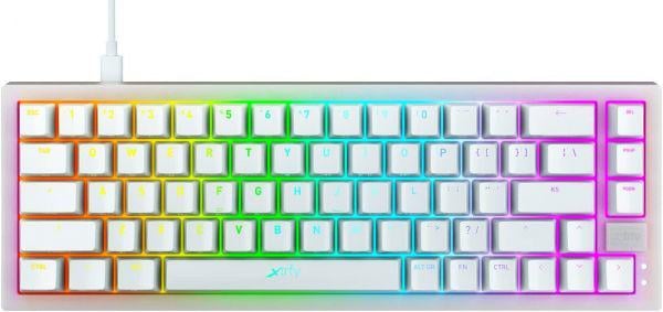 Клавиатура Xtrfy K5 68 keys Kailh Red Hot-swap RGB White (K5-RGB-CPT-TPWHITE-R-UKR)