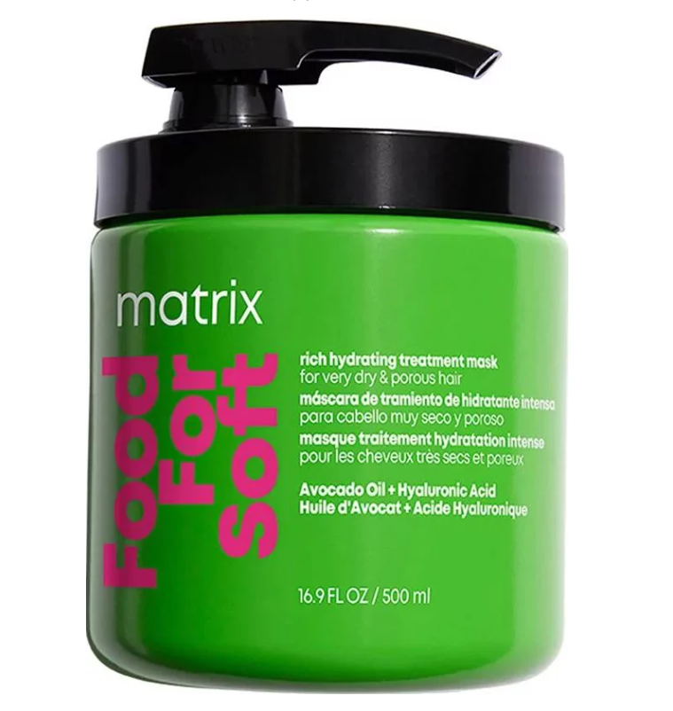 Маска для интенсивного питания и увлажнения волос Matrix Food For Soft без силиконов с маслами авокадо подсолнечника и розмарина 500 мл (54905)