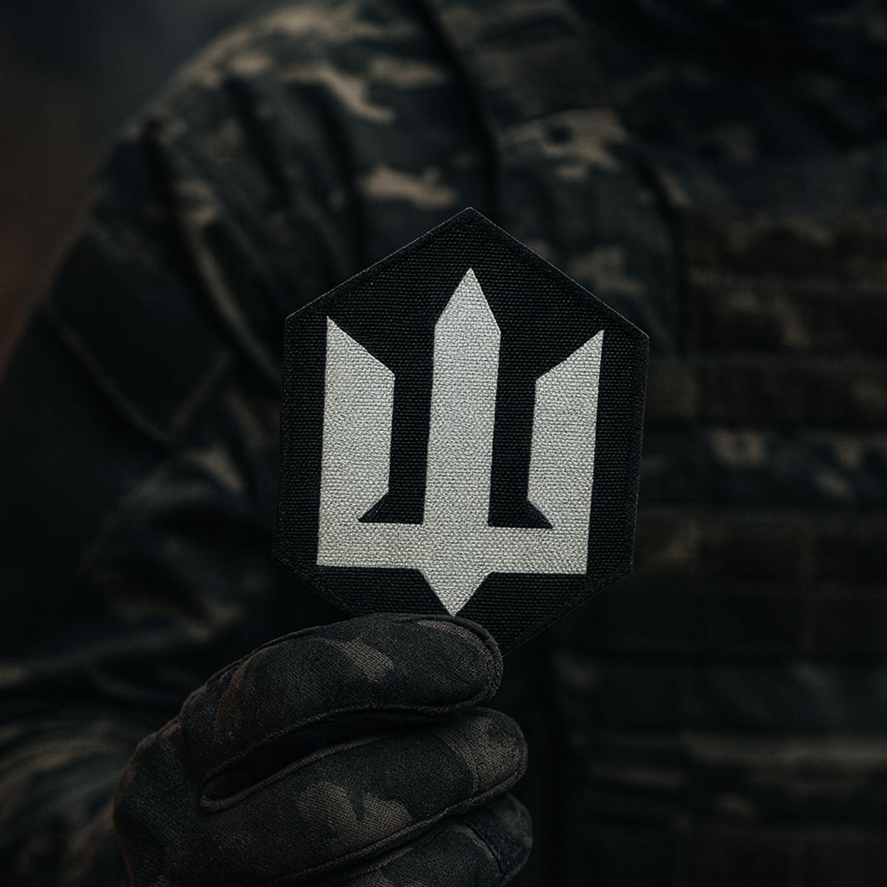 Шеврон на липучке Laser Cut СБС Силы Безпилотных Систем 8х9 см Черный/Белый - фото 2 Шеврон на липучке Laser Cut СБС Силы Безпилотных Систем 8х9 см Черный/Белый - фото 2