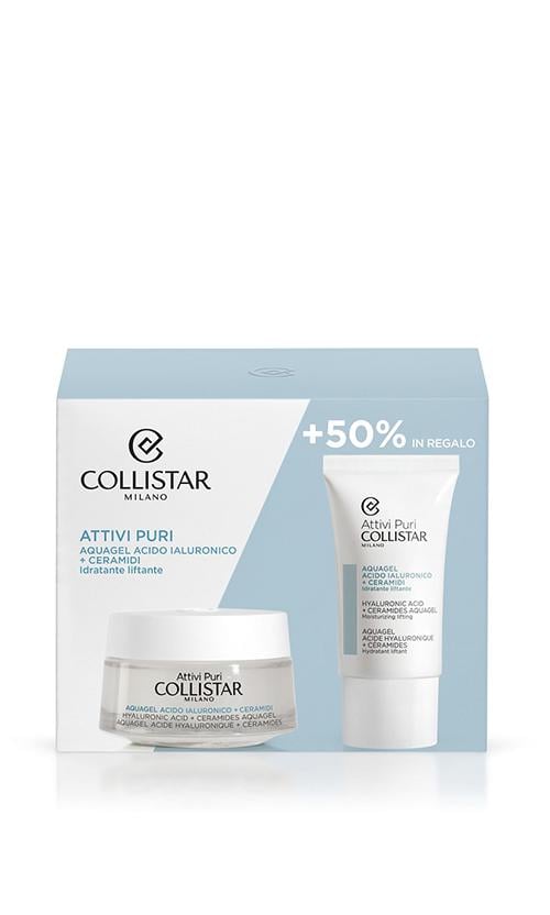 Подарунковий набір Collistar Attivi Puri Salicylic Acid/Hyaluronic Acid/Ceramides Aquage (31106)