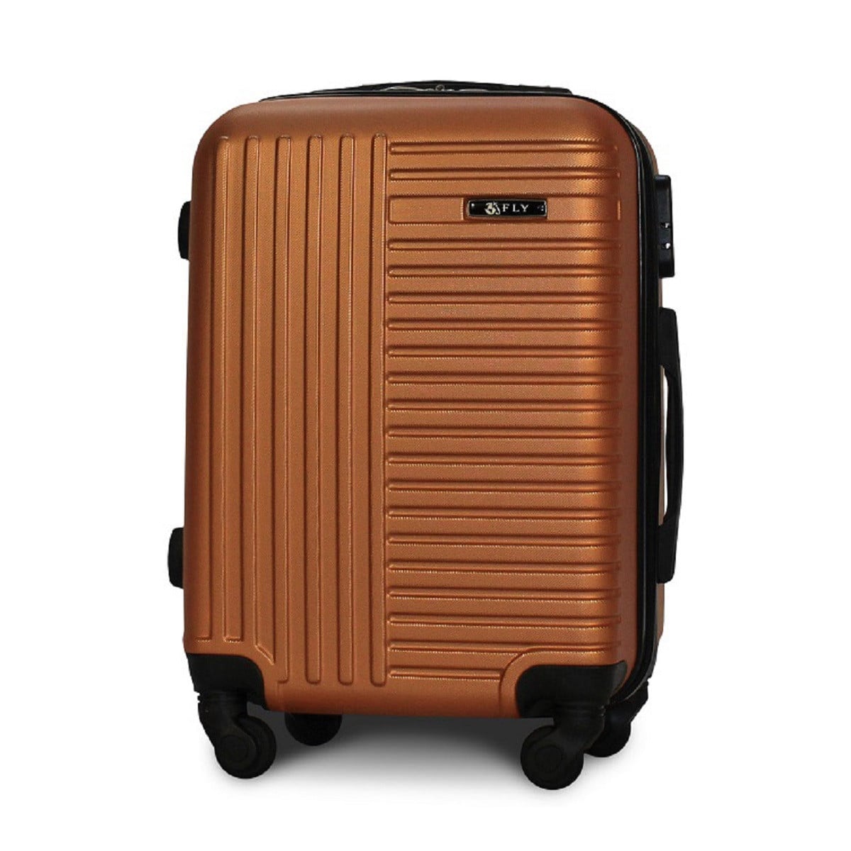 Чемодан ручная кладь Fly 1096 малый на 4 колесах 54х37х22 см Оранжевый