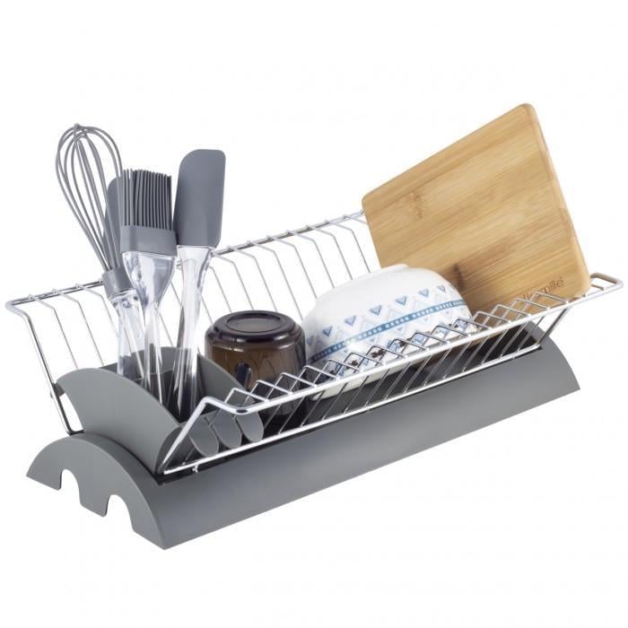 Сушилка для посуды с поддоном Kamille 41,5х26х11,5 см (KM-0769A)