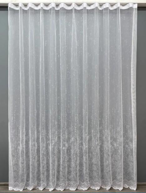 Тюль жаккард Белый (1455т)