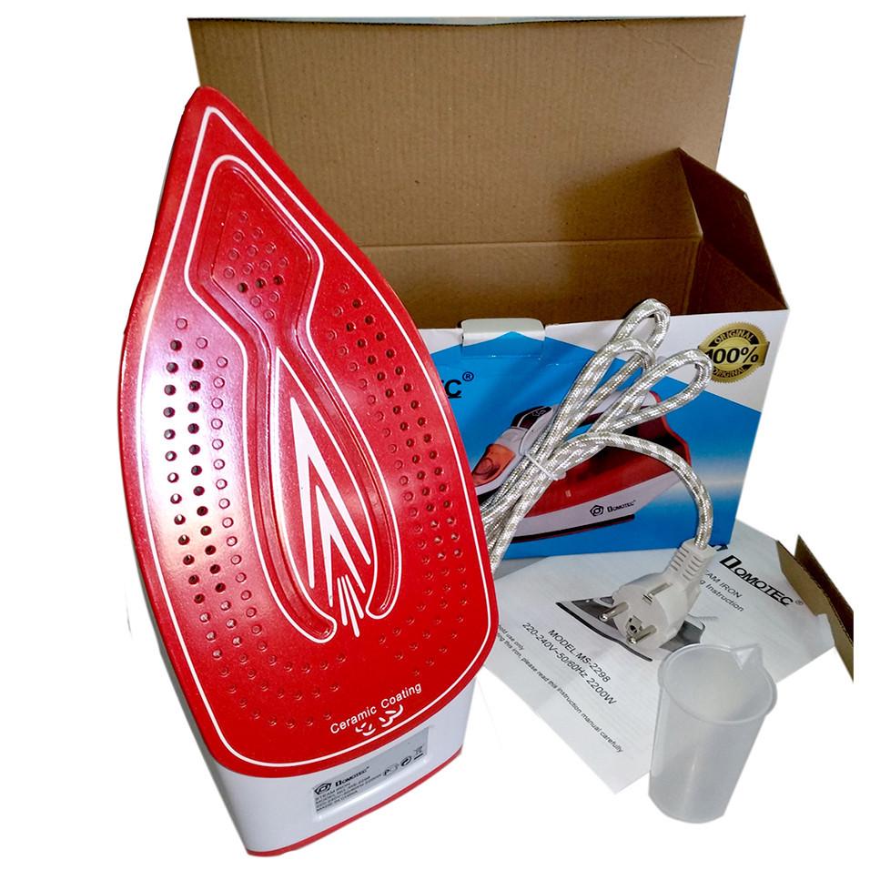 Праска Domotec MS 2298 2200 Вт з керамічним покриттям (1424048053) - фото 6 Праска Domotec MS 2298 2200 Вт з керамічним покриттям (1424048053) - фото 6