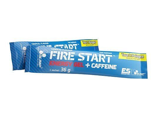 Энергетический гель с углеводами Olimp Nutrition Fire Start Energy Gel+Caffeine 36 г Черная смородина (16283005)