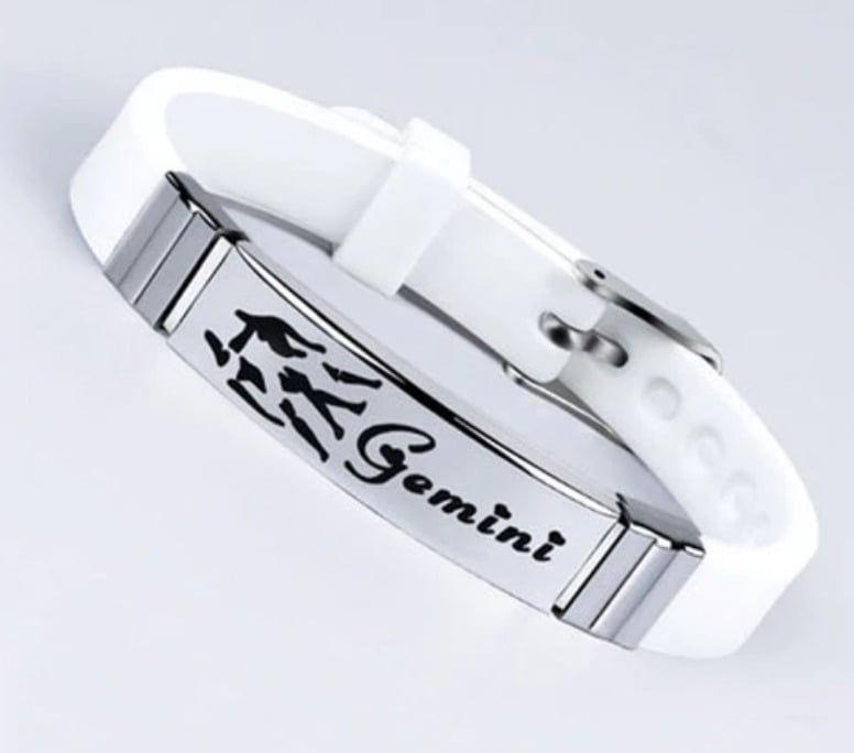 Силиконовый браслет Primo Zodiac Gemini White (1131729547)