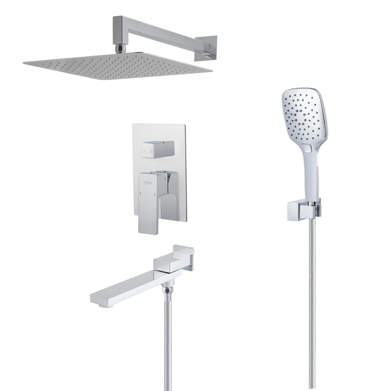 Встраиваемая душевая система KOER KB-66039-01 3 функции Chrome (KR5997)