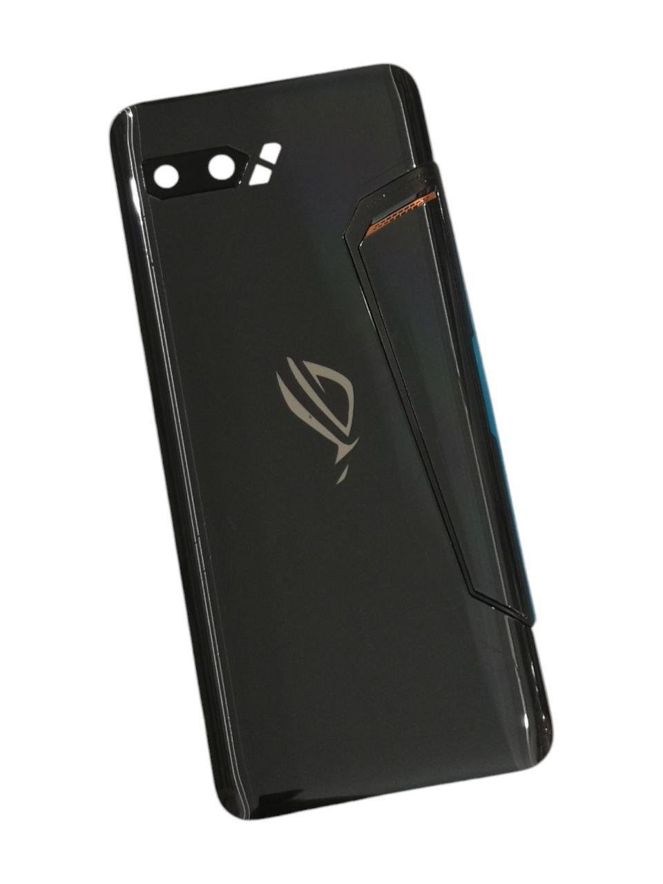 Крышка задняя стеклянная для Asus ROG Phone 2 ZS660KL со стеклом камеры Black (22736344)