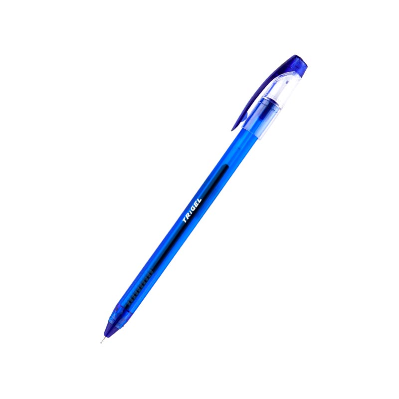 Набір ручок гелевих Trigel 12 шт. Синій (UX-130-02 8907430003613)