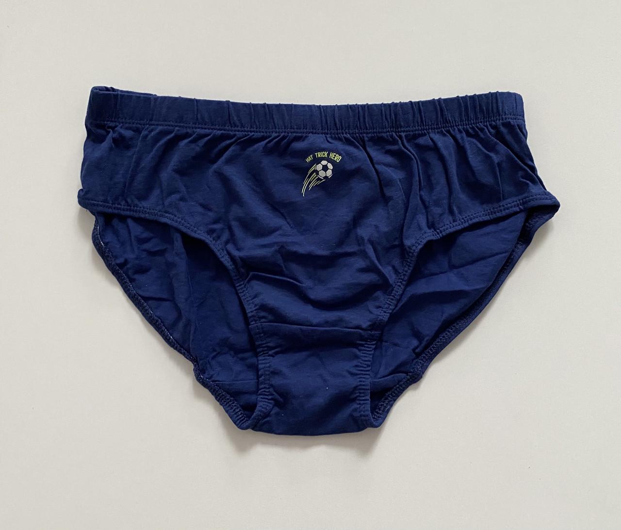 Труси-плавки на хлопчика з принтом м'ячика Primark 170 см на 16-18 років Темно-синій (2614468394)