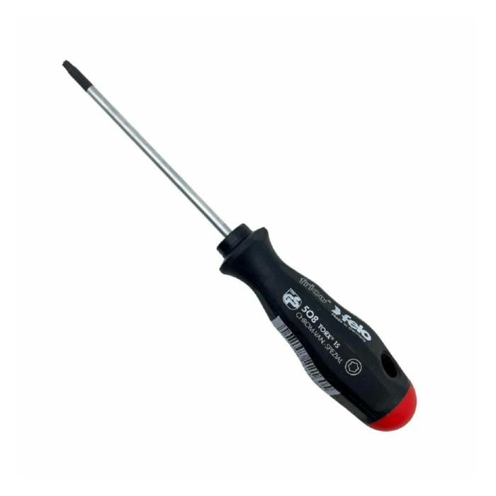 Викрутка слюсарна TORX 15 Felo Frico CrMoV сталь хромована 2-х компонентна ручка 50815340 100х90 мм (14804)