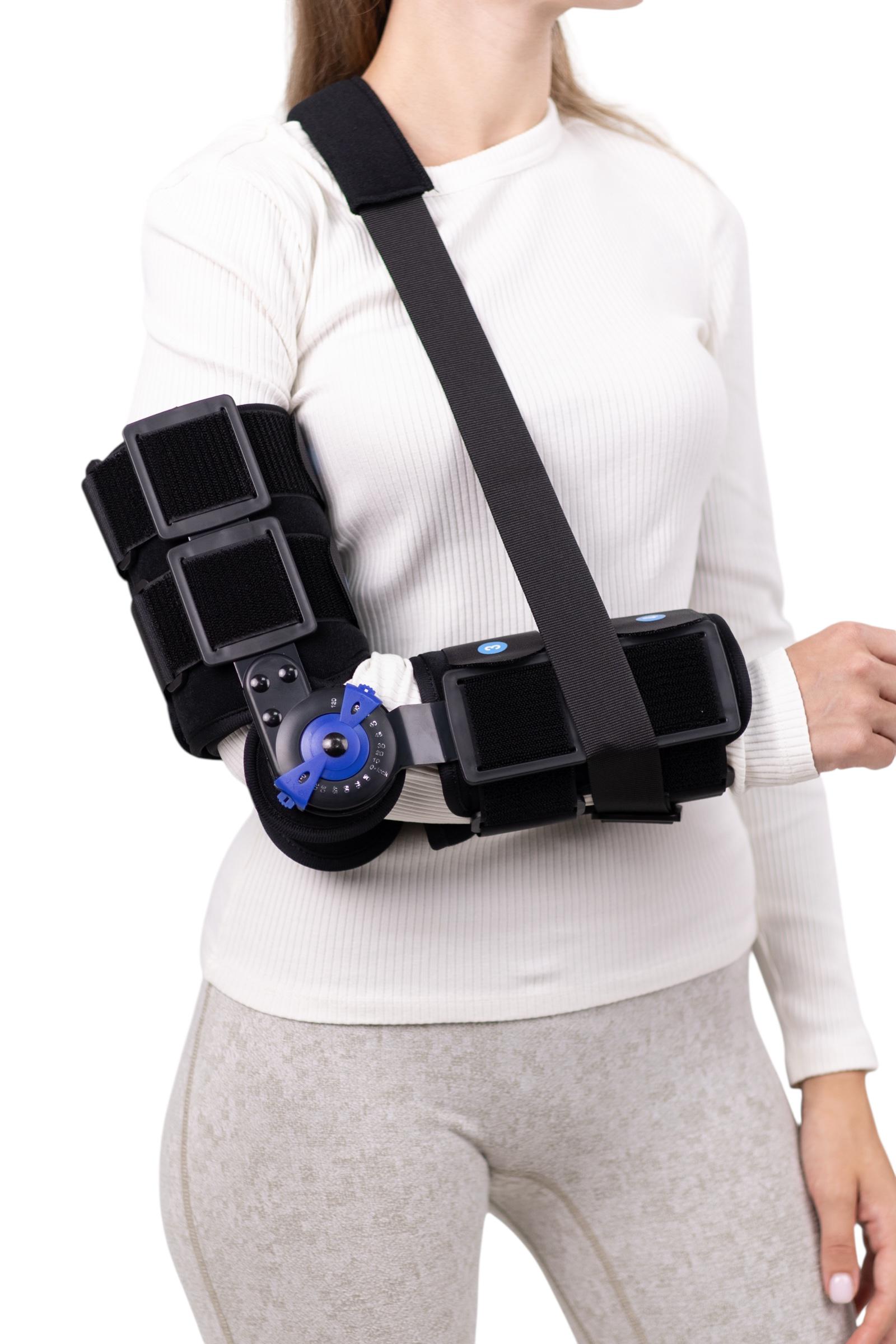 Ортез локтевого сустава MED1-TJ-301 с регулируемым шарнирным механизмом универсален (MED1-TJ-301) - фото 6