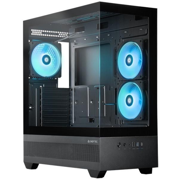 Корпус Chieftec VISTA GT-01B-OP Black (29424889)