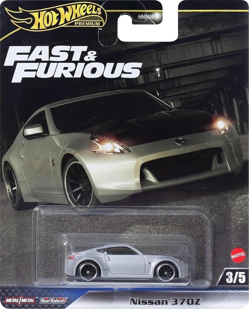 Игрушечная машинка Hot Wheels Premium Nissan 370Z 2025 Fast & Furious 3/5 Fast Five (JBL91)