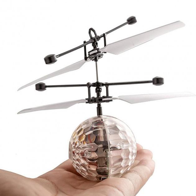 Шар-вертолет летающий сенсорный Sensor Flying Ball с подсветкой - фото 4