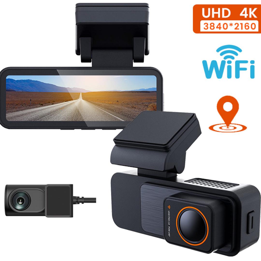 Видеорегистратор автомобильный Yikoo Fit Max X30 4K с двумя камерами Wi-Fi GPS и ночным видением - фото 9