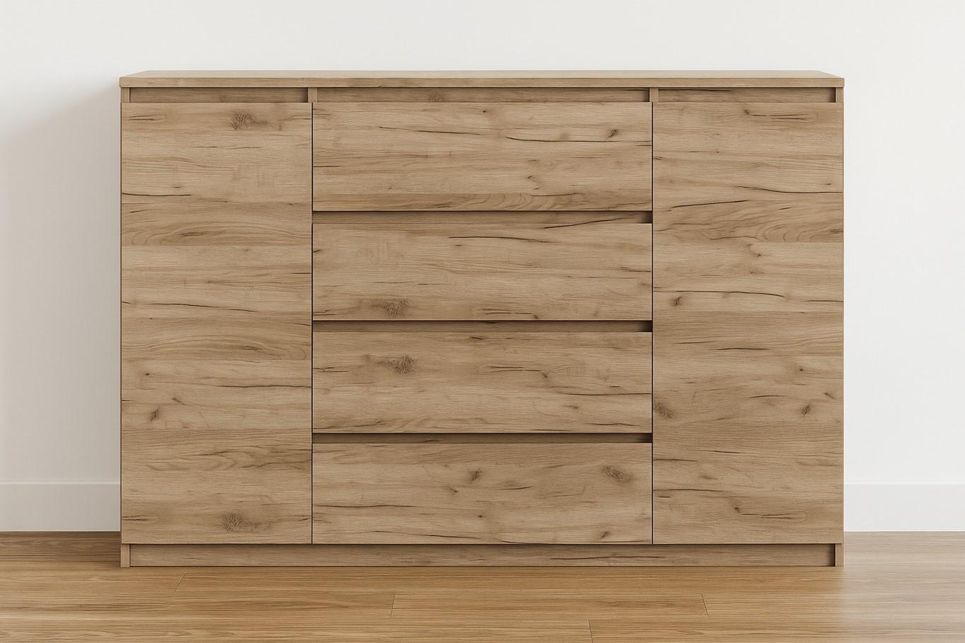 Комод Мастер Форм Брайт 1392х376х950 мм Дуб крафт серый (07857) - фото 3