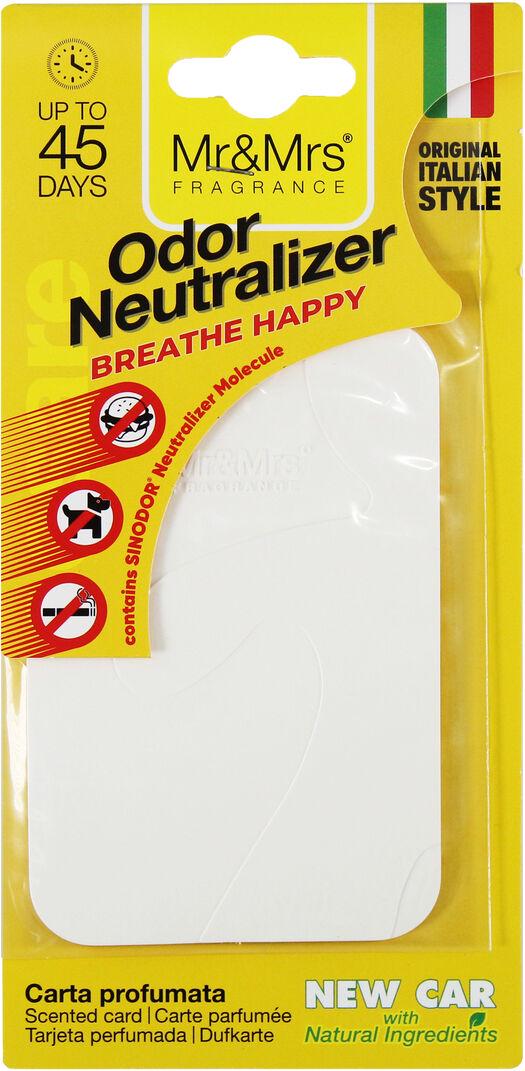 Ароматизатор Mr&Mrs Cesare Scented Card White New Car полимерный подвесной (JCESTES01OFLV1)