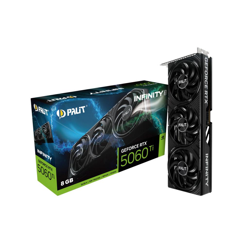 Відеокарта Palit NVIDIA GeForce RTX 5060 Ti INFINITY 3 8 Гб 28000 MHz Black (NE7506T019P1-GB2062S) - фото 5 Відеокарта Palit NVIDIA GeForce RTX 5060 Ti INFINITY 3 8 Гб 28000 MHz Black (NE7506T019P1-GB2062S) - фото 5