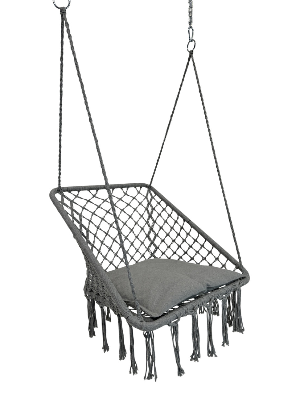 Кресло-качели садовые WCG с подушкой Графитовый (QNSW03GR) - фото 5