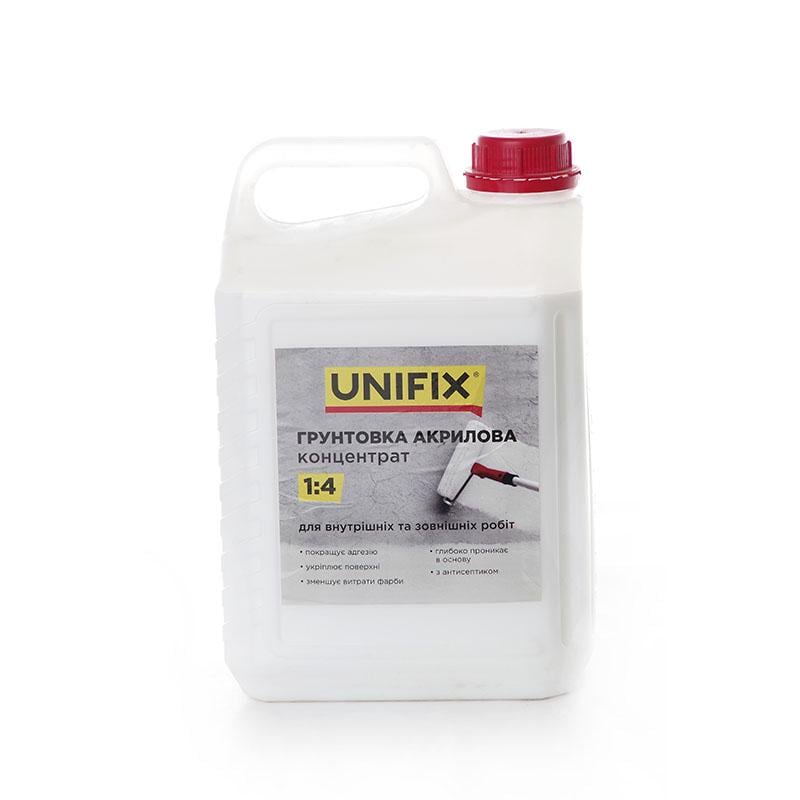 Грунтовка Unifix акриловая концентрат 1:4 глубокого проникновения 5 кг (951105)