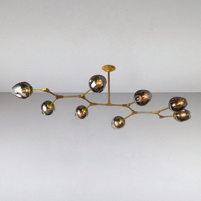 Люстра Light House LS-13114/8 GD+BK Золото