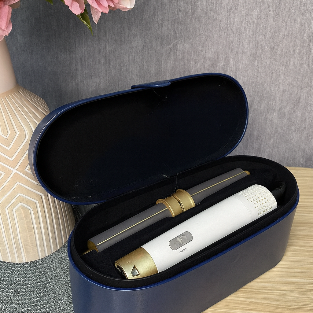 Стайлер для волосся Beauty Hair Style 5в1 з 5 насадками для укладання/випрямлення та об'єму волосся зі шкіряним кейсом Білий - фото 3 Стайлер для волосся Beauty Hair Style 5в1 з 5 насадками для укладання/випрямлення та об'єму волосся зі шкіряним кейсом Білий - фото 3