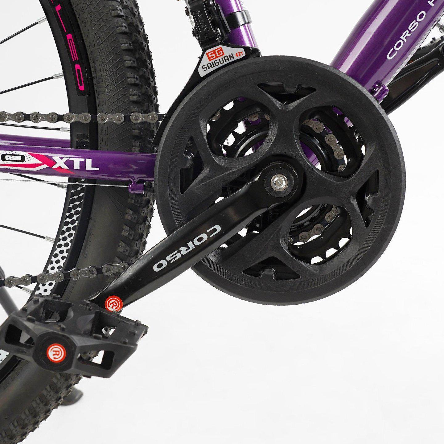 Велосипед горный Corso KLEO 26"/15" Розовый (593063086) - фото 7