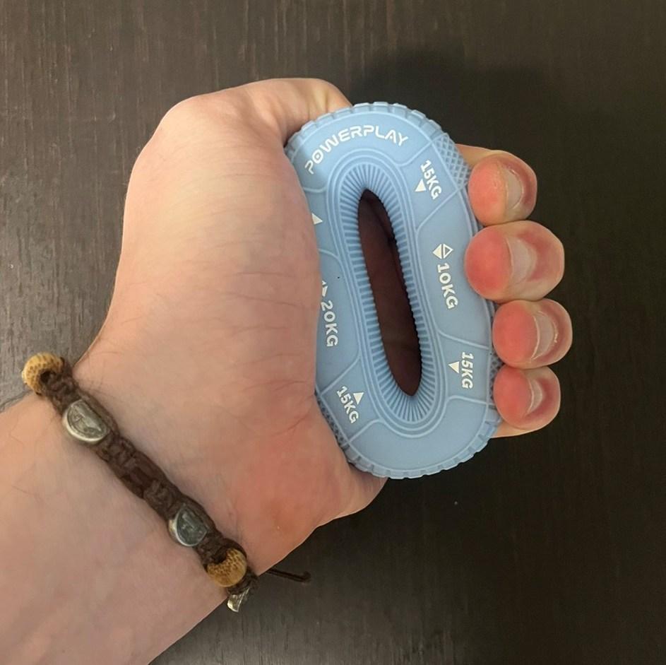 Эспандер кистевой силиконовый PowerPlay PP-4331 Hand Grip Light 10-15-20 кг Голубой (A-013226) - фото 3 Эспандер кистевой силиконовый PowerPlay PP-4331 Hand Grip Light 10-15-20 кг Голубой (A-013226) - фото 3