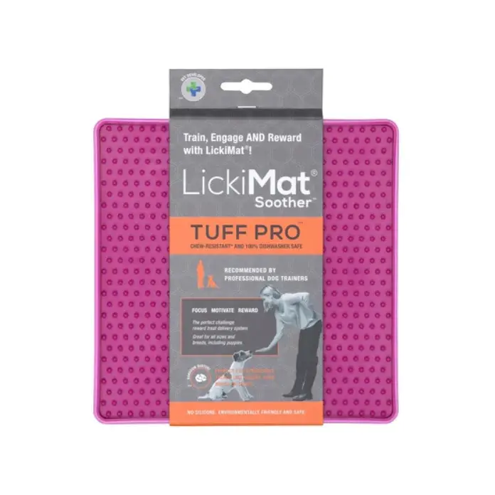Килимок для ласощів LickiMat Pro Soother 20x20 см Pink