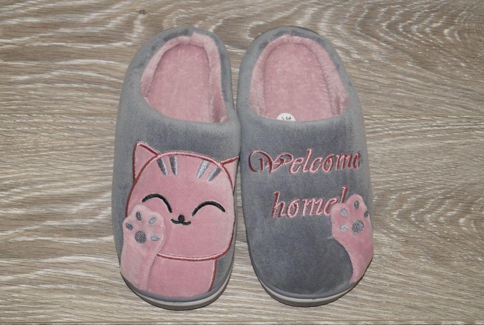 Тапочки комнатные Lion р. 32/33 20,5 см Серый (30976-3233)