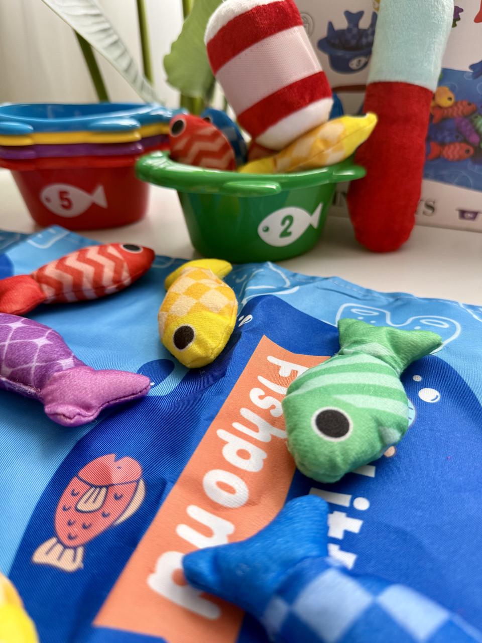 Іграшка для малюків Рибалка з різнокольоровими рибками (108) - фото 3 Іграшка для малюків Рибалка з різнокольоровими рибками (108) - фото 3