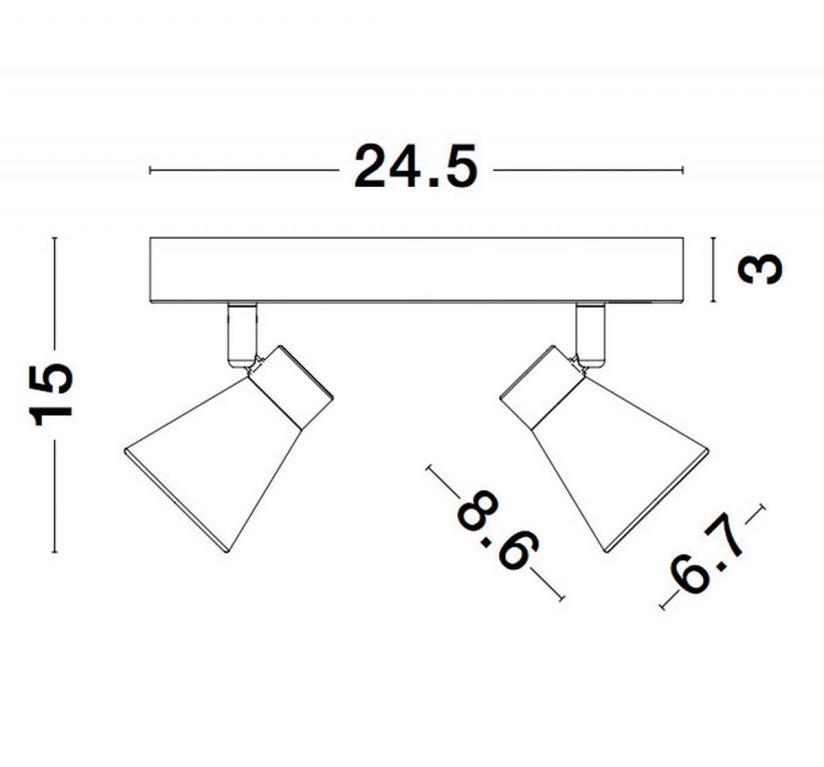 Спот Nova Luce Dublin 9155812 - фото 5 Спот Nova Luce Dublin 9155812 - фото 5