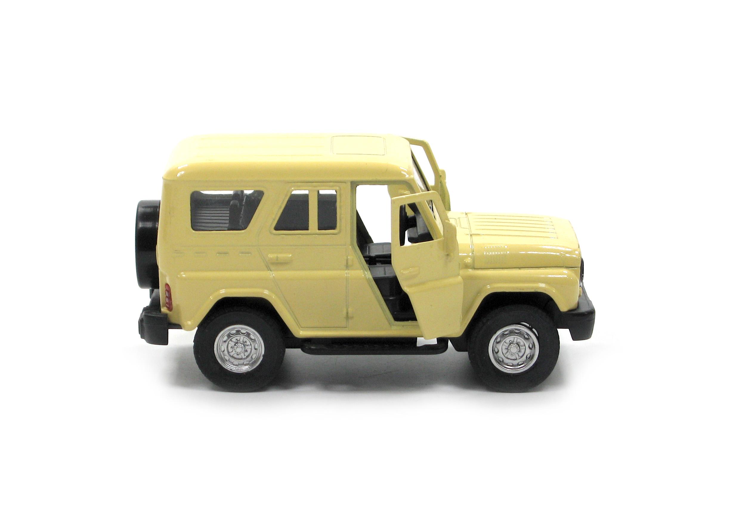 Модель металлическая Автопром Hunter 1:32-36 (3277 Beige) - фото 5 Модель металлическая Автопром Hunter 1:32-36 (3277 Beige) - фото 5