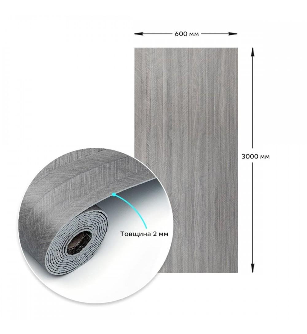 Плитка самоклеящаяся виниловая в рулоне 3000х600х2 мм 1 шт. (СВП-2027) - фото 3 Плитка самоклеящаяся виниловая в рулоне 3000х600х2 мм 1 шт. (СВП-2027) - фото 3