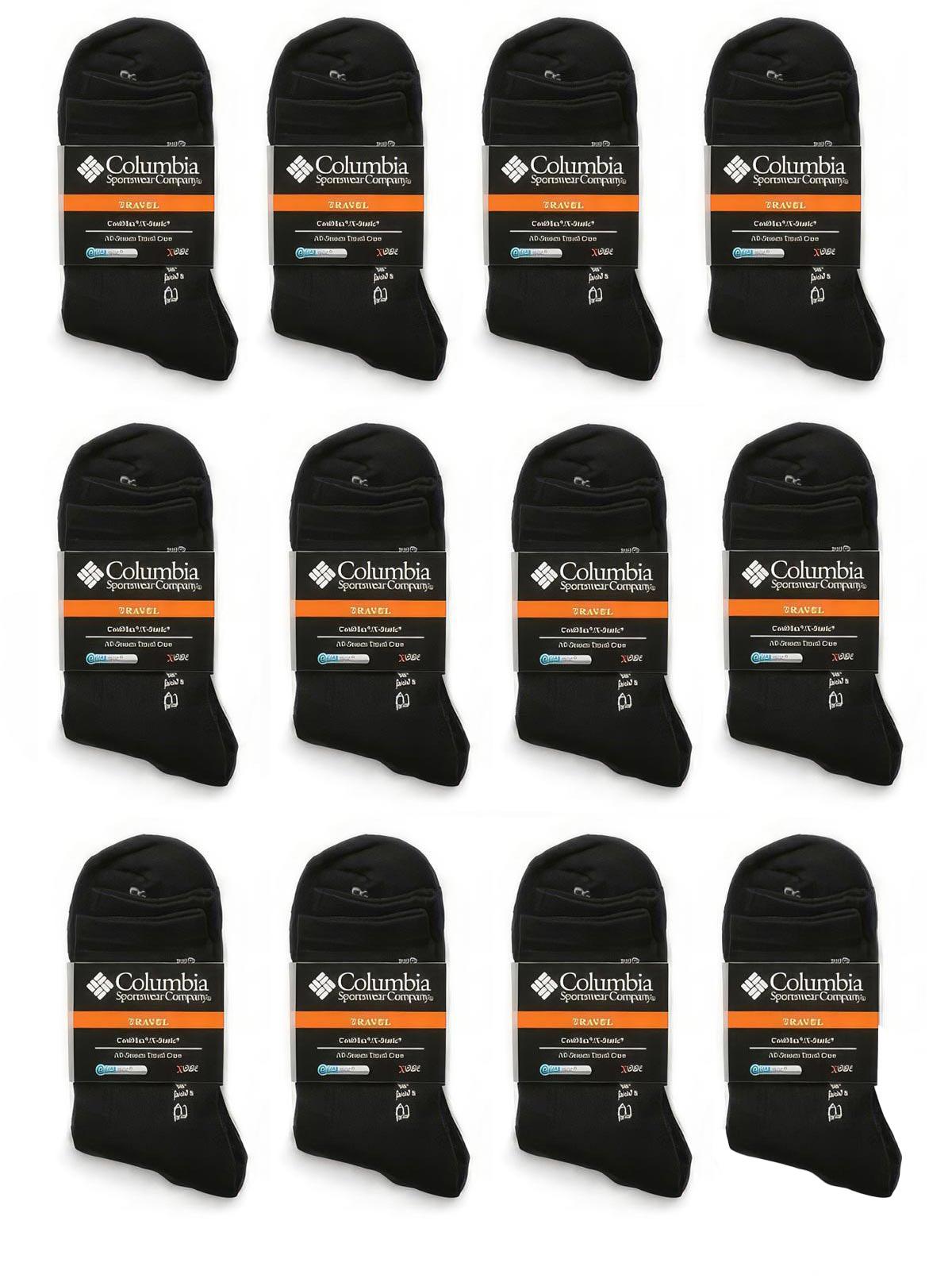 Термоноски детские Columbia зимние 12 пар р. 25-29 Черный (73851)