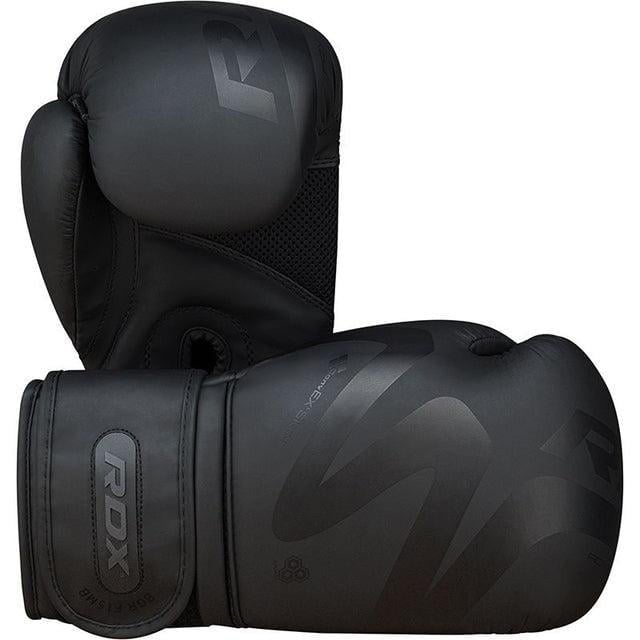Боксерські рукавиці RDX F15 Noir 16 унцій Matte Black (BGR-F15MB-16oz)