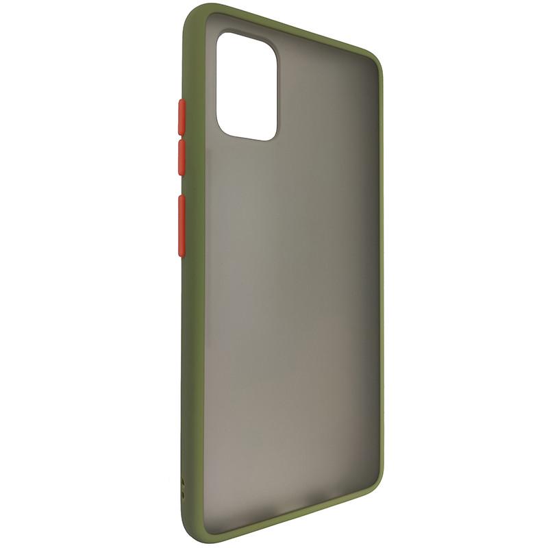 Чехол Totu Copy Gingle Series for Samsung A51/M40S Dark Green+Orange (29caa1-320)