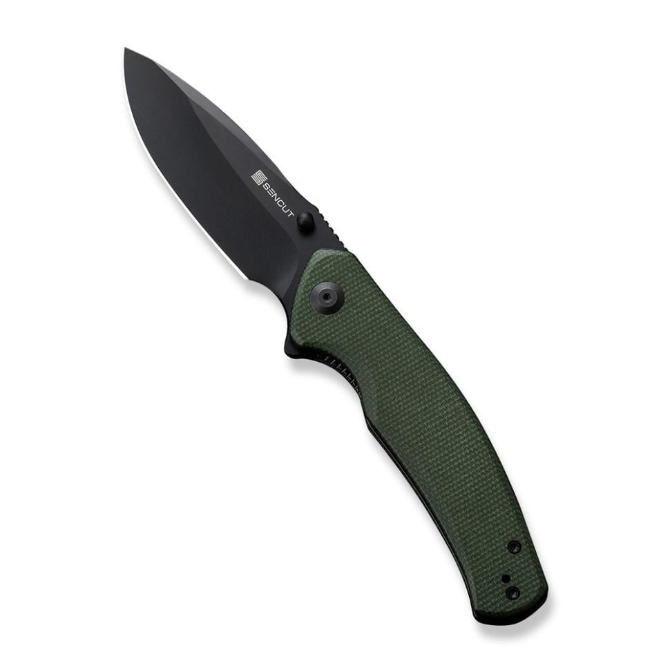 Ніж складаний туристичний Sencut Slashkin замок Liner Lock Black/Green (S20066-3)