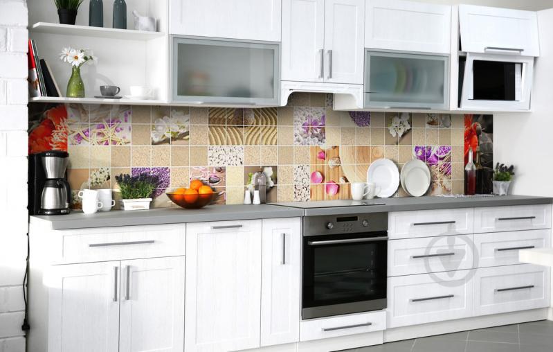 Скинали на кухню Zatarga «Галечная мозаика» 600х3000 мм виниловая 3Д наклейка кухонный фартук самоклеящаяся Скинали на кухню Zatarga «Галечная мозаика» 600х3000 мм виниловая 3Д наклейка кухонный фартук самоклеящаяся