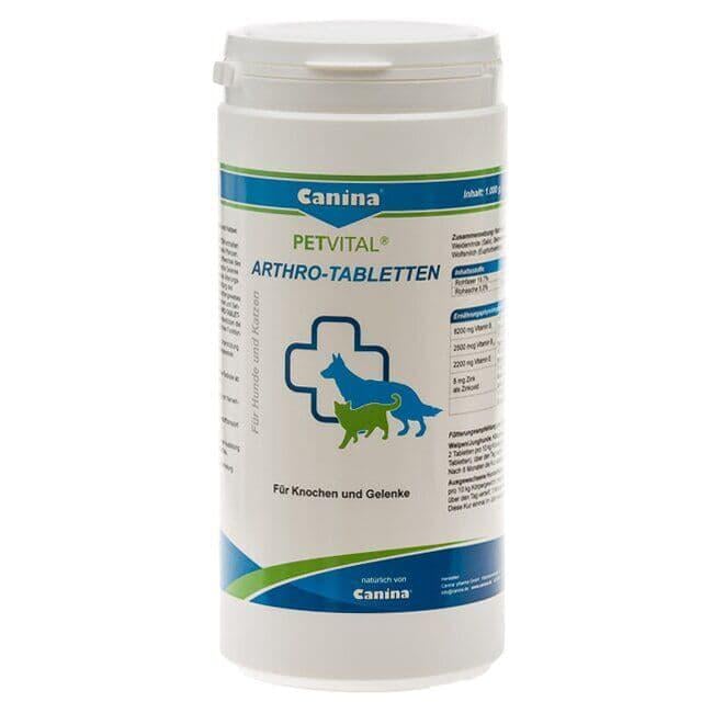 Хондропротектор для кошек и собак Canina Petvital Arthro-tabletten 1000 таб. (26316)