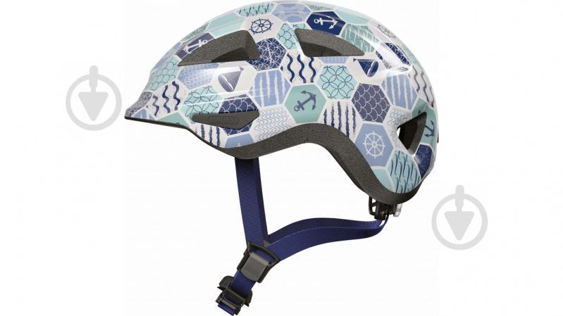 Велосипедний шолом дитячий ABUS ANUKY 2.0 M 52–56 Blue Sea