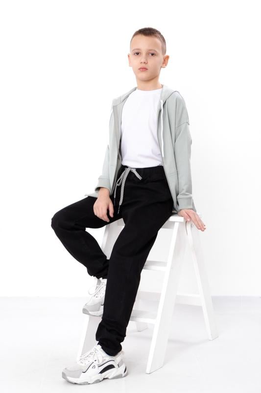 Джинси підліткові демісезонні -банани для хлопчика Носи Своє р. 31 Чорний (17185)