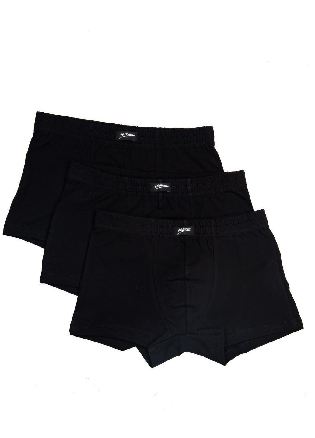 Сет мужских трусов Наталюкс 2XL 3 шт. Черный (4117033290953)