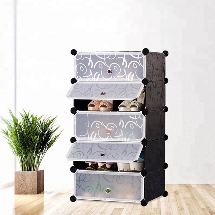 Шкаф пластиковый Storage Cube Cabinet «А1-5» 37x37x90 см - фото 11 Шкаф пластиковый Storage Cube Cabinet «А1-5» 37x37x90 см - фото 11