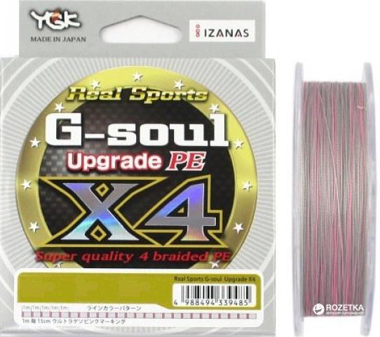 Шнур YGK G-Soul X4 Upgrade 150 м 0,128 мм 5,44 кг 12lb - фото 2 Шнур YGK G-Soul X4 Upgrade 150 м 0,128 мм 5,44 кг 12lb - фото 2